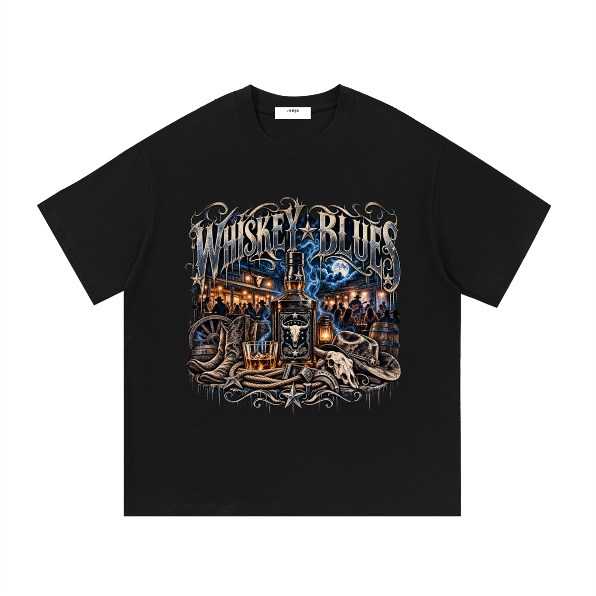 Whiskey Blues Essential Cotton T-Shirt