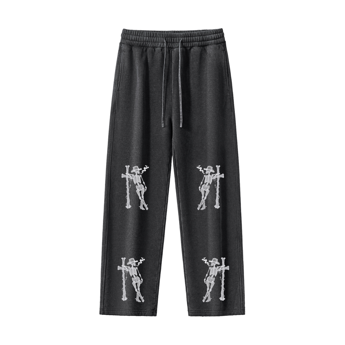 Skeleton Washed Fleece Sweatpants