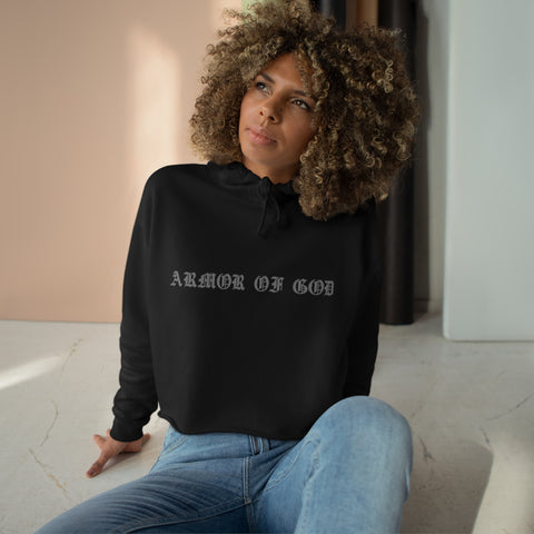 Armor of God Crop Hoodie