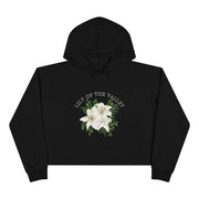 Lily of The Valley Crop Hoodie