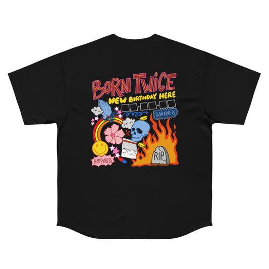 BORN TWICE BASEBALL JERSEY
