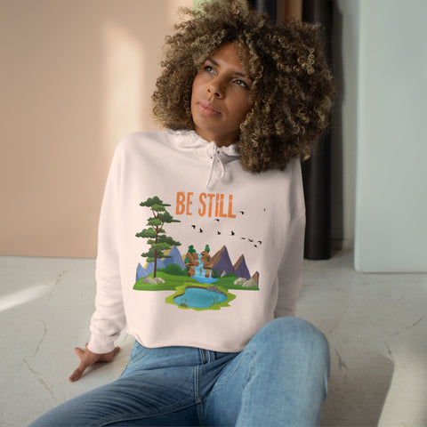 Be Still Crop Hoodie