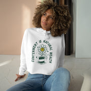 Contentment Crop Hoodie