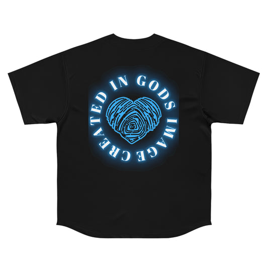 CREATED IN GODS IMAGE BASEBALL JERSEY