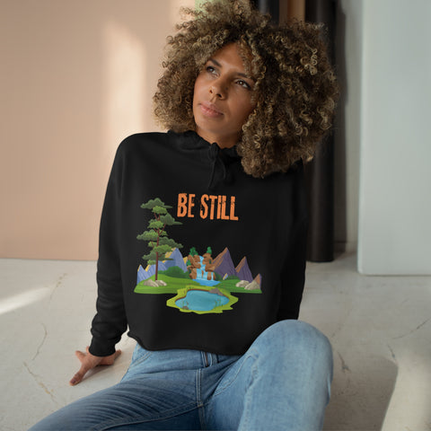 Be Still Crop Hoodie