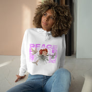 Peace Crop Hoodie