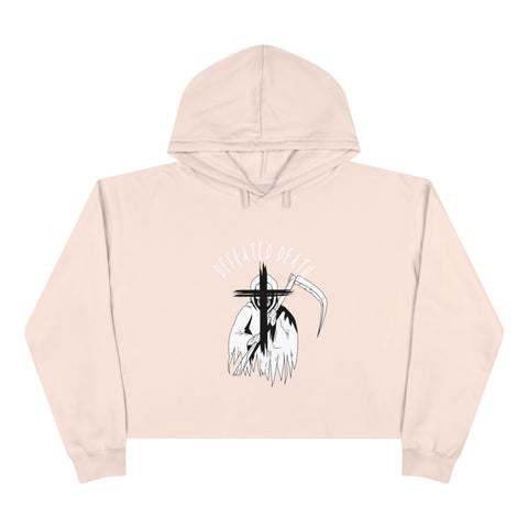 Defeated Death Crop Hoodie