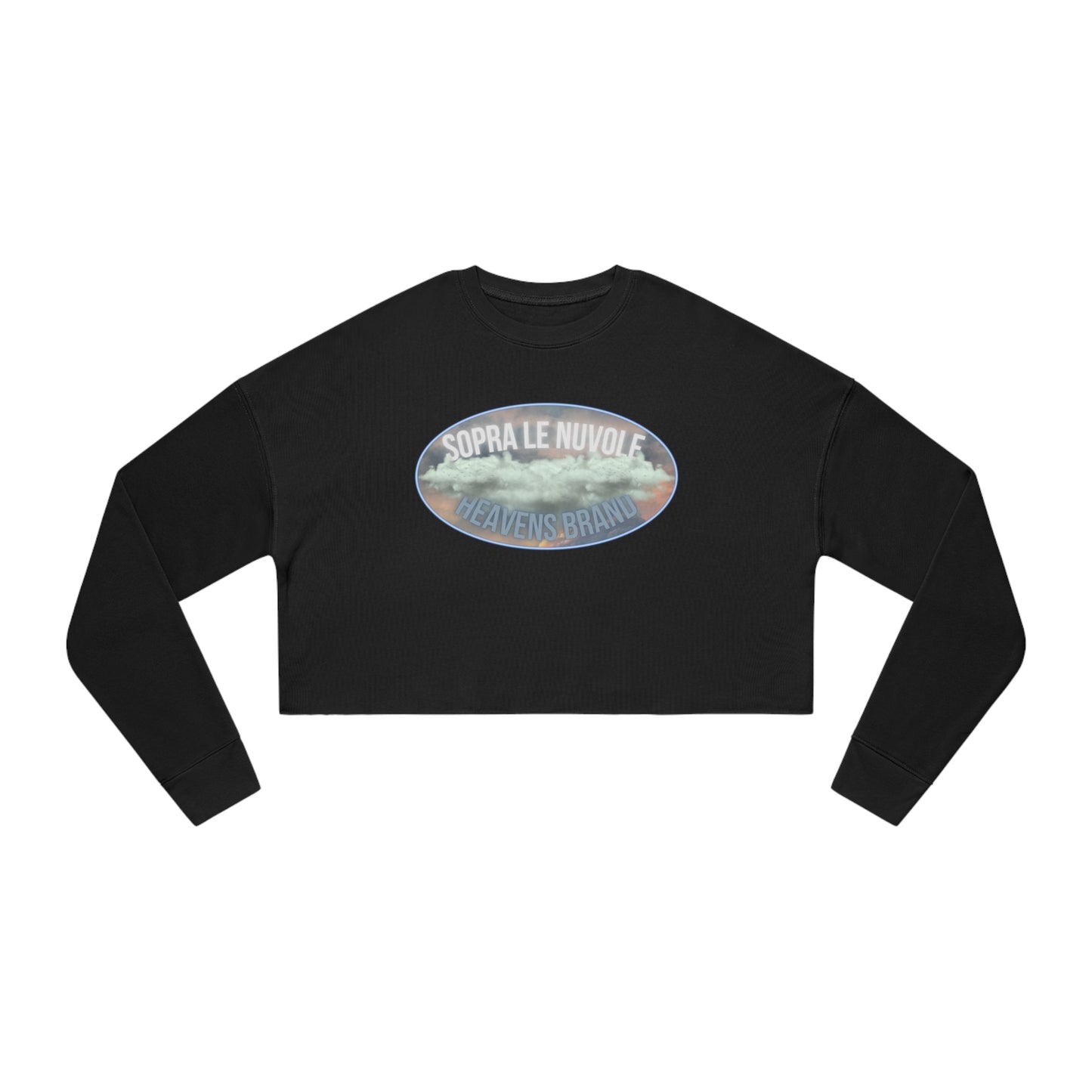 Clouds Above Cropped Crewneck