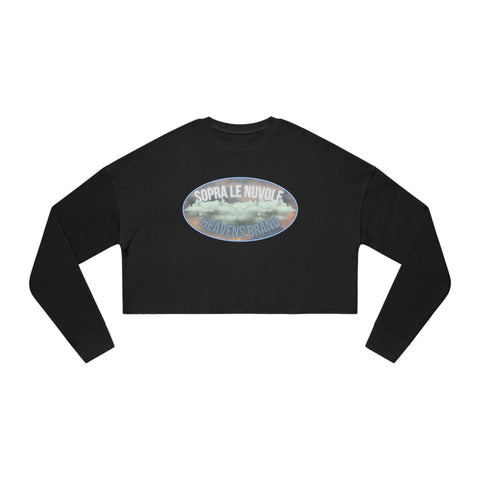 Clouds Above Cropped Crewneck