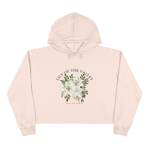 Lily of The Valley Crop Hoodie