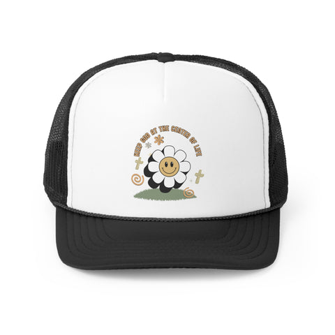 Keep God At The Center Trucker Cap