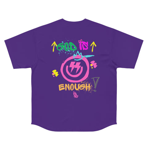 GOD IS ENOUGH BASEBALL JERSEY