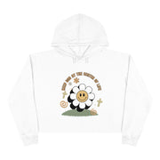 Keep God At The Center Crop Hoodie