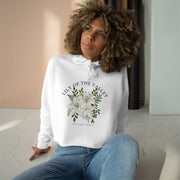 Lily of The Valley Crop Hoodie