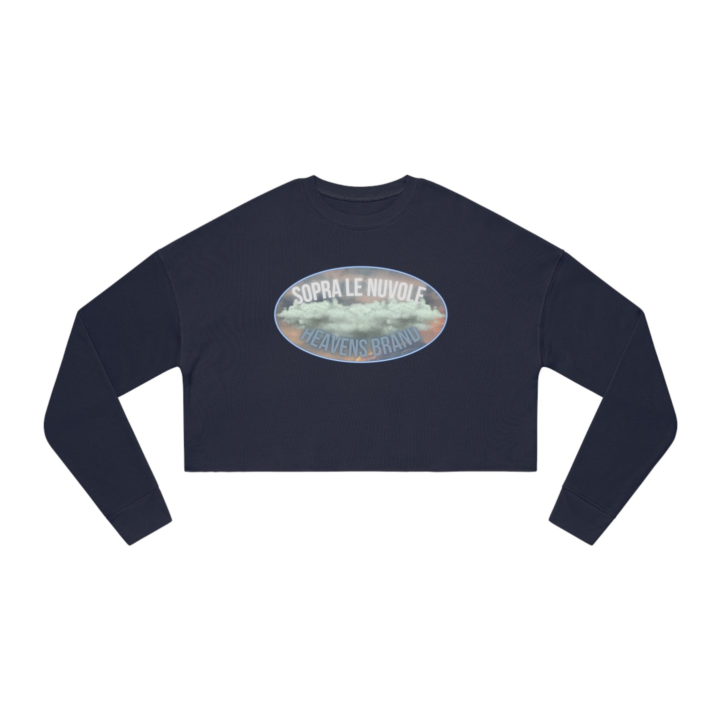 Clouds Above Cropped Crewneck