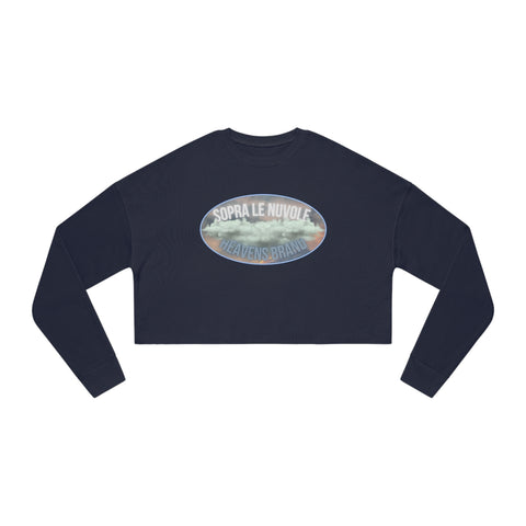 Clouds Above Cropped Crewneck