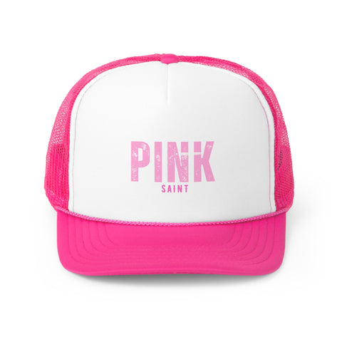 Pink Saint Trucker Cap