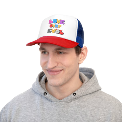 Love Over Evol Trucker Cap