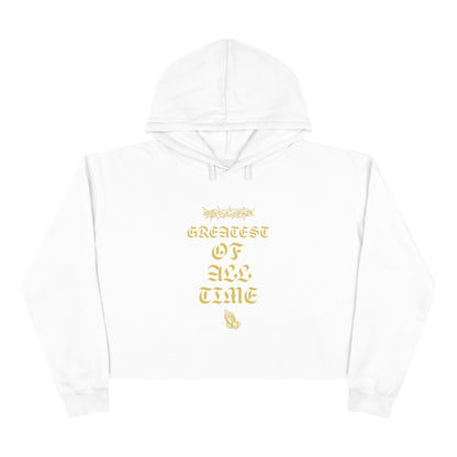 Greatest of All Time Crop Hoodie