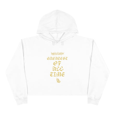 Greatest of All Time Crop Hoodie