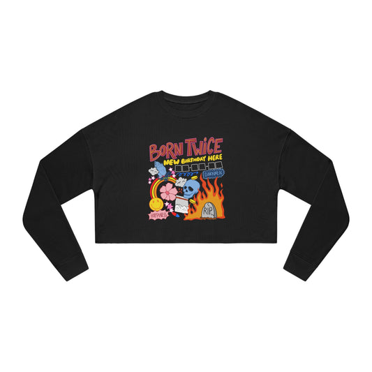 Born Twice Cropped Crewneck