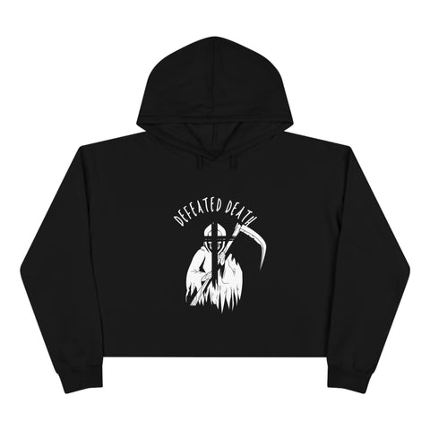 Defeated Death Crop Hoodie