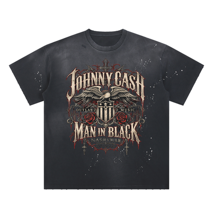 Cash Paint Splatter T-Shirt