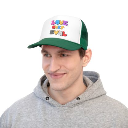 Love Over Evol Trucker Cap