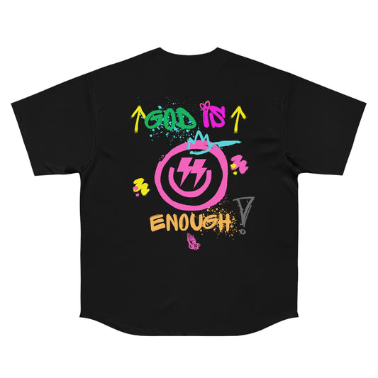 GOD IS ENOUGH BASEBALL JERSEY (Poly Matching Set)