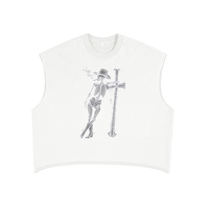 Skeleton Cowboy Tank Top