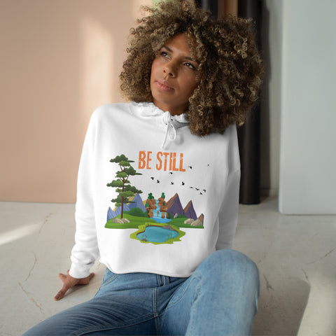 Be Still Crop Hoodie