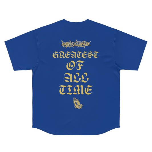 GREATEST OF ALL TIME BASEBALL JERSEY (Poly Matching Set)