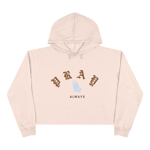 Pray Always Crop Hoodie