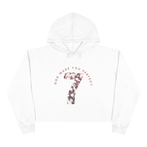 From God Made You Perfect Crop Hoodie