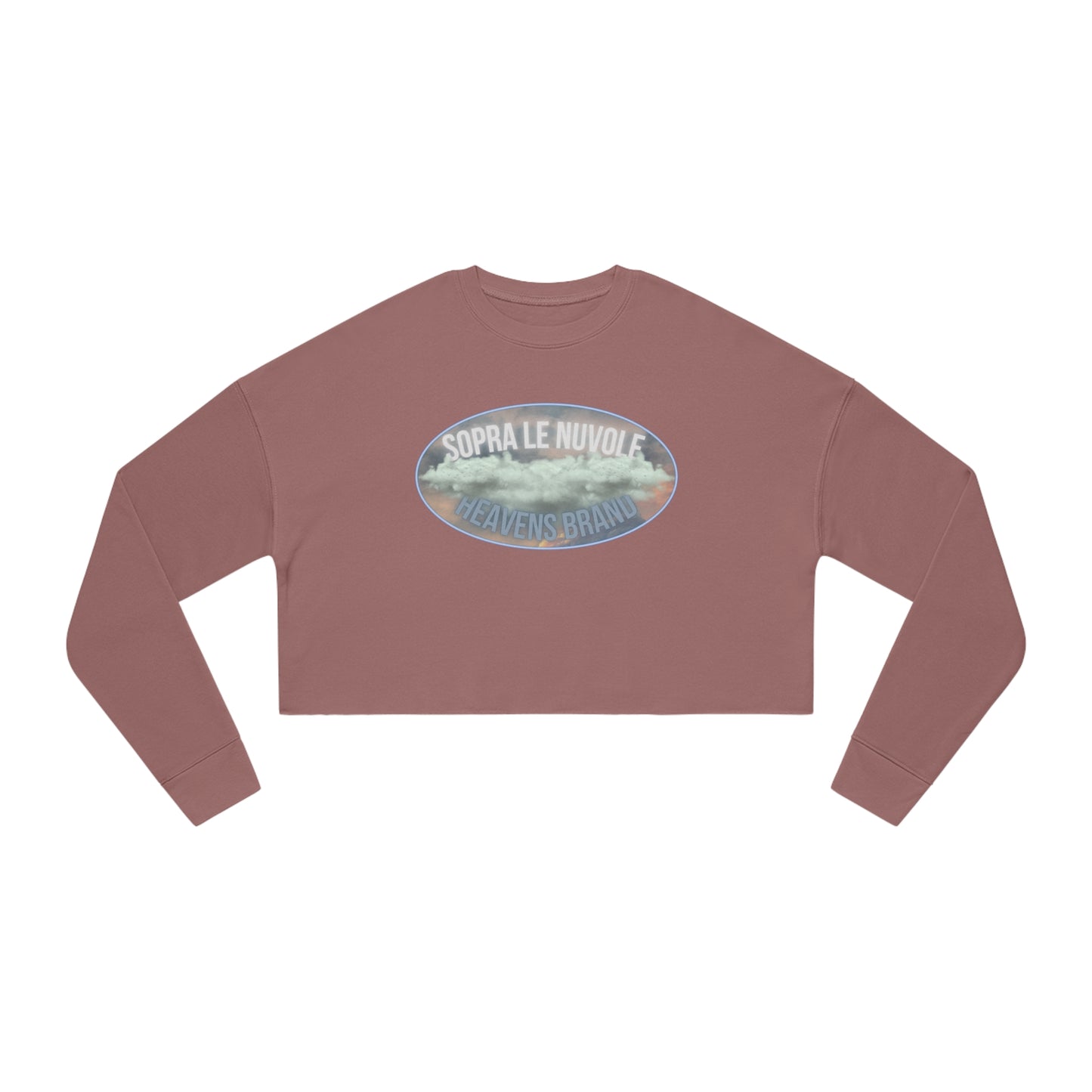 Clouds Above Cropped Crewneck