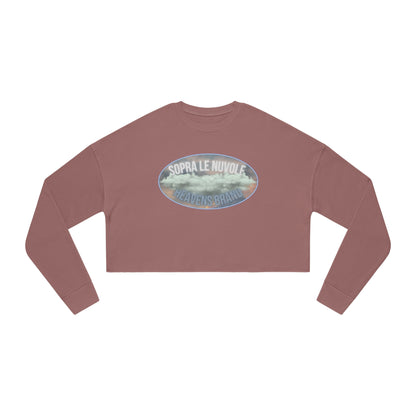 Clouds Above Cropped Crewneck