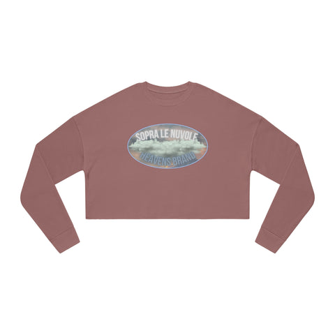 Clouds Above Cropped Crewneck