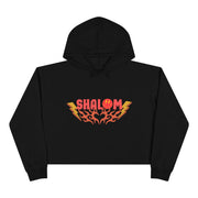 Shalom Crop Hoodie