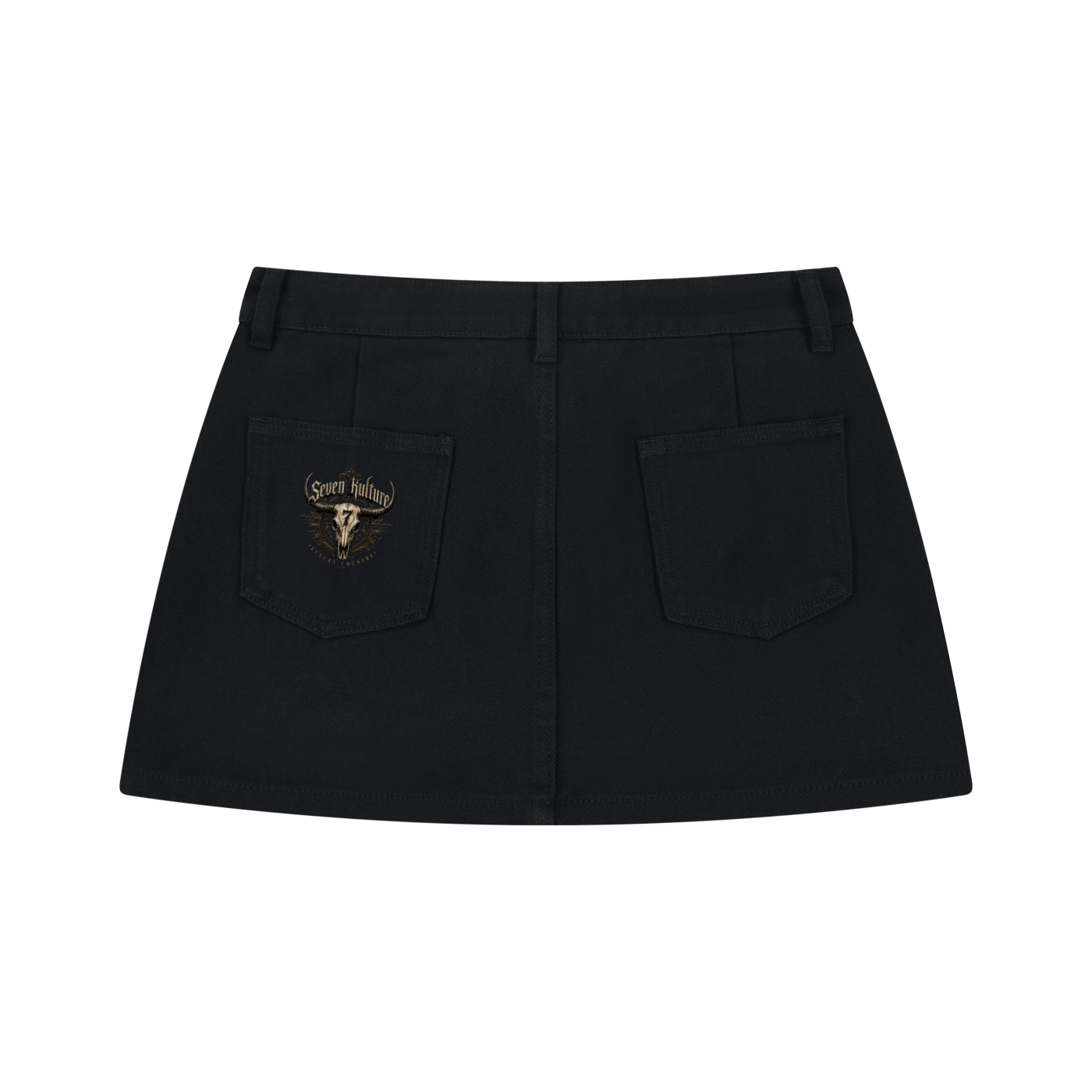 Country Girl Denim Mini Skirt