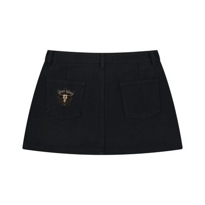 Country Girl Denim Mini Skirt