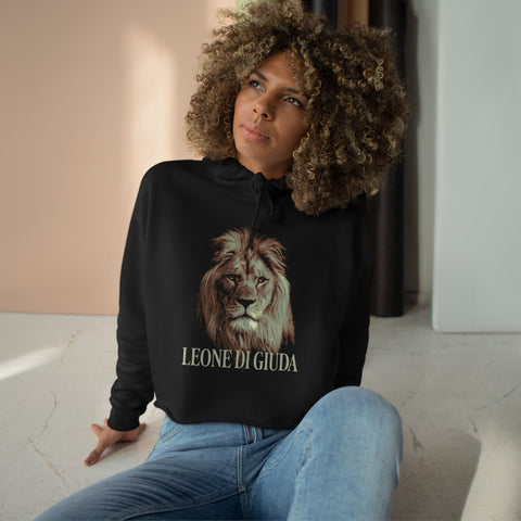 Lion of Judah Lux Crop Hoodie