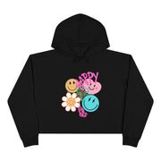 Happy Crop Hoodie