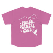 Peace Makers Club Baseball Jersey (Poly Matching Set)