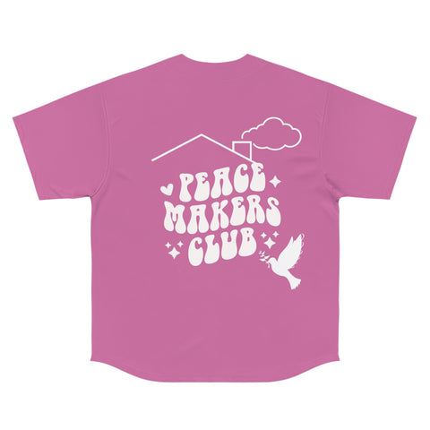 Peace Makers Club Baseball Jersey (Poly Matching Set)