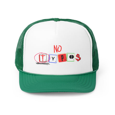 No Typos Trucker Cap