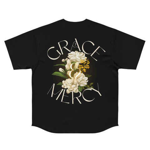 Grace and Mercy Baseball Jersey (Poly Matching Set)