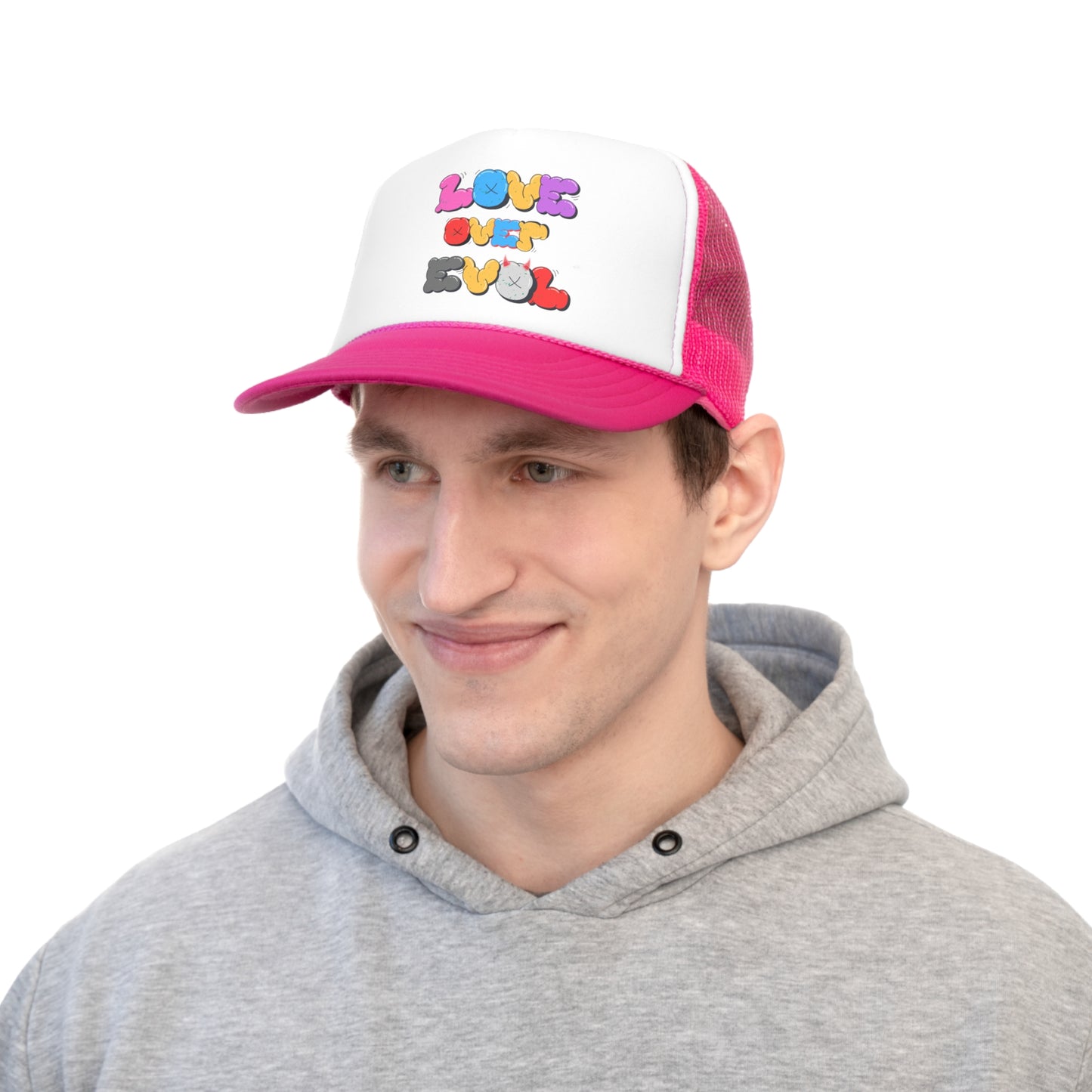 Love Over Evol Trucker Cap