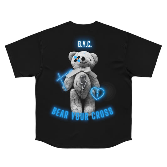 BEAR YOUR CROSS BASEBALL JERSEY (Poly Matching Set)