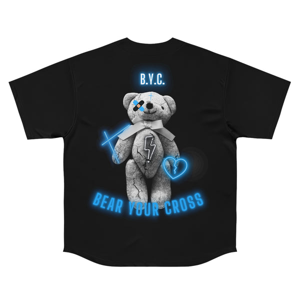 BEAR YOUR CROSS BASEBALL JERSEY (Poly Matching Set)