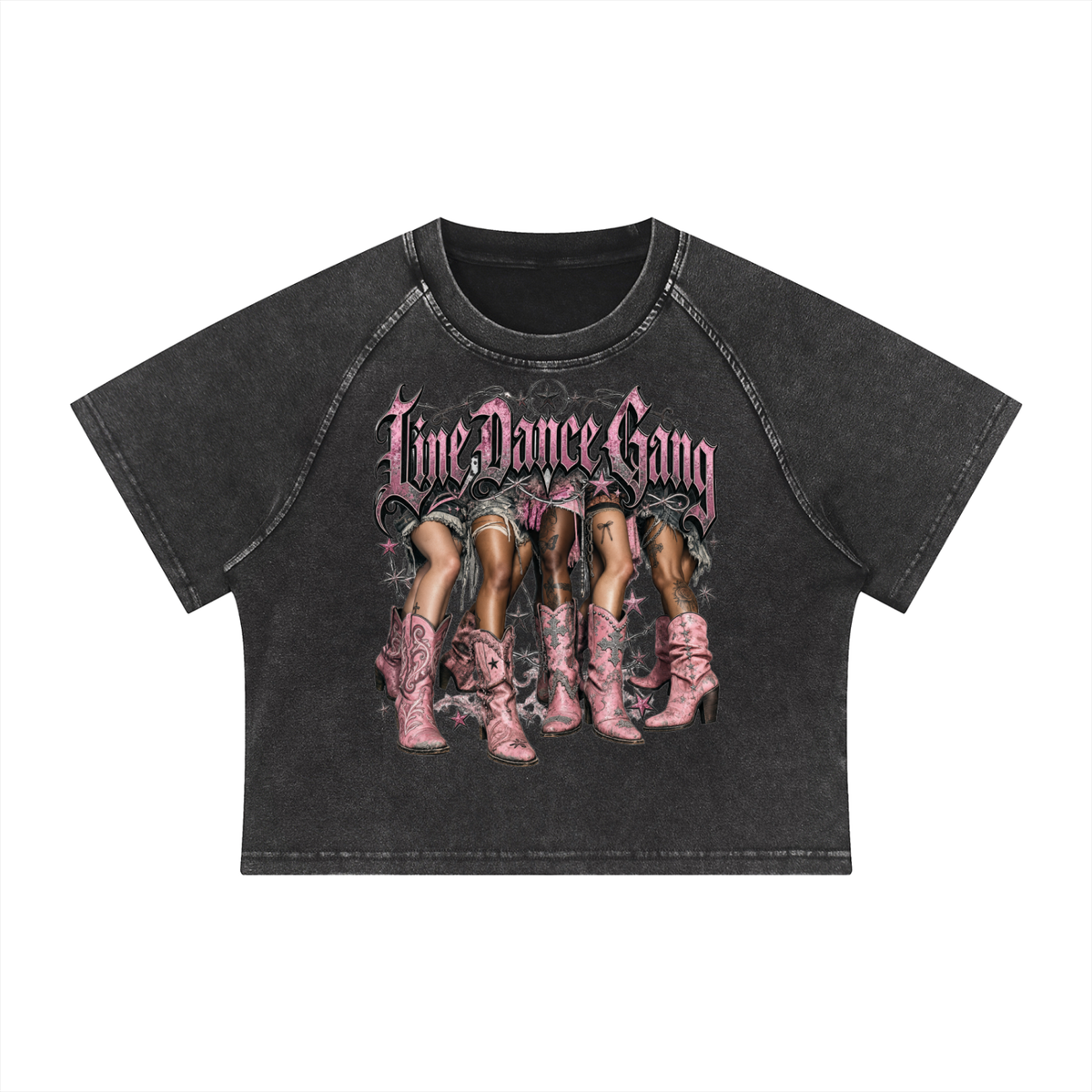 Line Dance Gang Crop T-Shirt